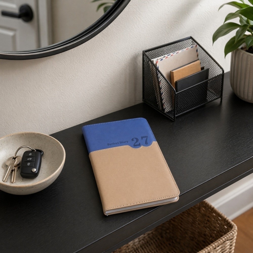 Leather Work Diary Covers - Ofis Çalışma Planlayıcısı 2027 Program Planlayıcısı