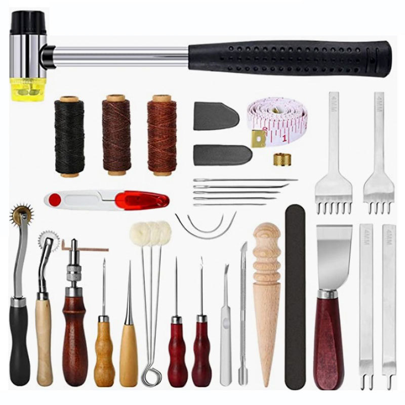 Groover Stitching Tool - Deri El Sanatları Alet Seti Deri