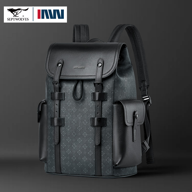 Septwolves Yüksek Kaliteli İş  - Leather Work Rucksack Mens incelemesi ve fiyatı